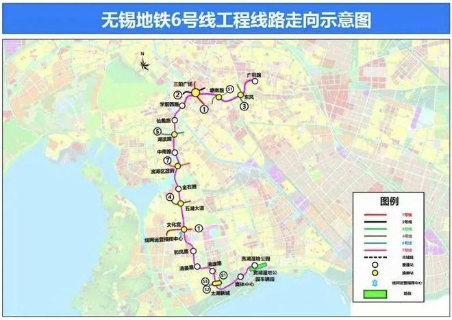 华东首创“大中庭”结构车站！无锡地铁6号